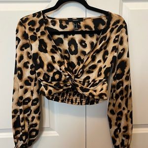 Cheetah Crop Top